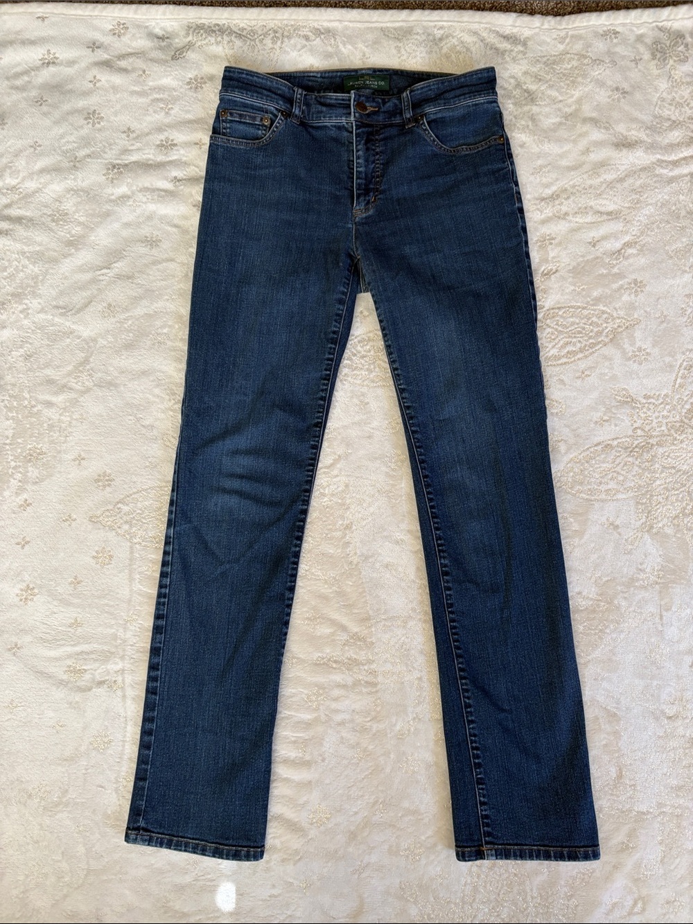 LRL Lauren Jeans Co. 
Ralph Lauren
Dark Indigo Straight Leg Jeans